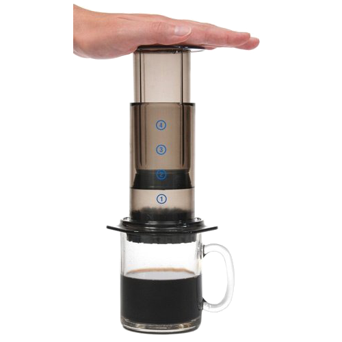 Совместимость с Aeropress, потрясающей кофеваркой Aeropress.