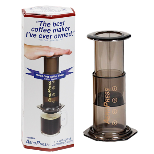 Совместимость с Aeropress, потрясающей кофеваркой Aeropress.