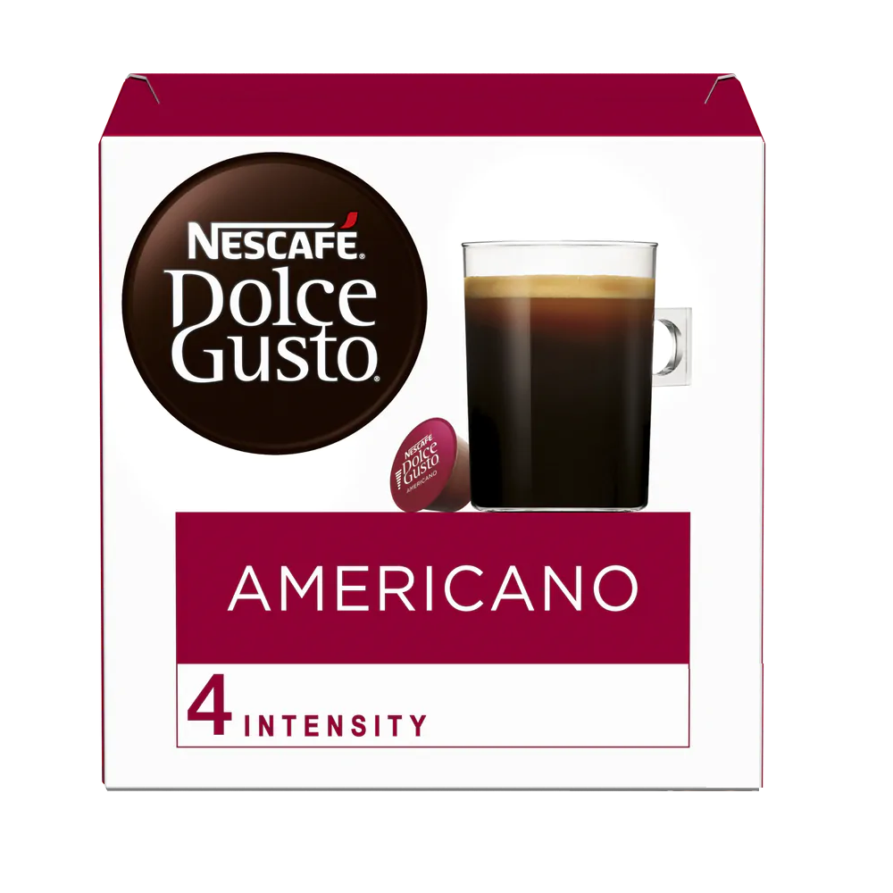 16 капсул Американо Nescafe Americano Dolce Gusto