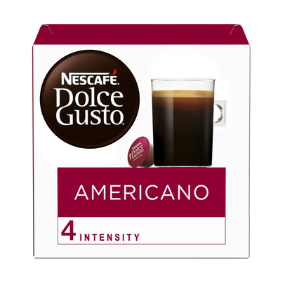 16 капсул Американо Nescafe Americano Dolce Gusto