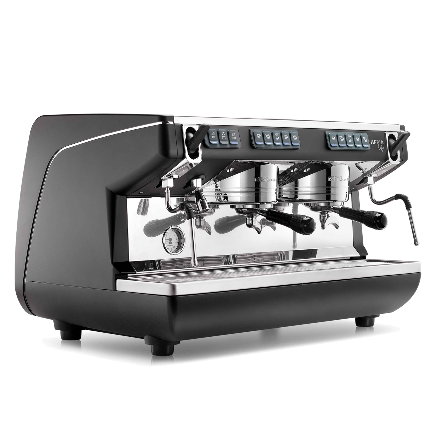 Эспрессо-машина для кофейни 2 головки черная - Nuova Simonelli Appia Life 2G