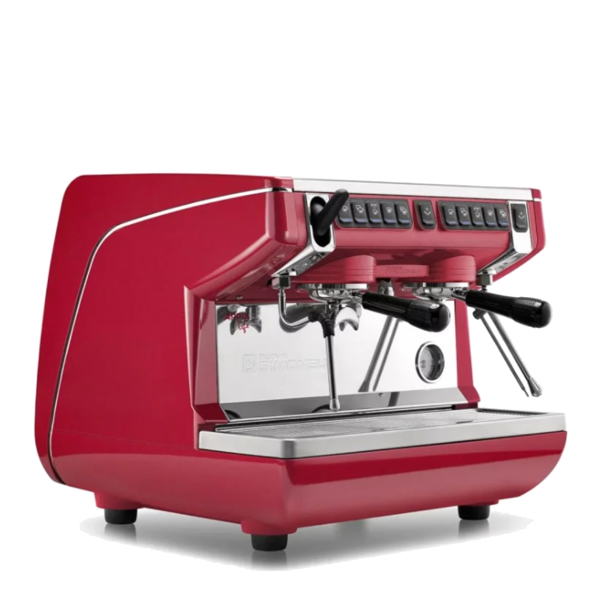 Коммерческая эспрессо-машина с 2 головками, красная - Nuova Simonelli Appia Life 2G Compact