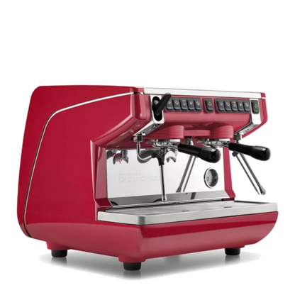 Коммерческая эспрессо-машина с 2 головками, красная - Nuova Simonelli Appia Life 2G Compact