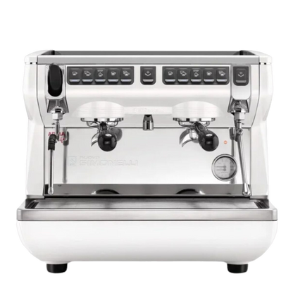 Коммерческая кофемашина для эспрессо с 2 головками, белая - Nuova Simonelli Appia Life 2G Compact