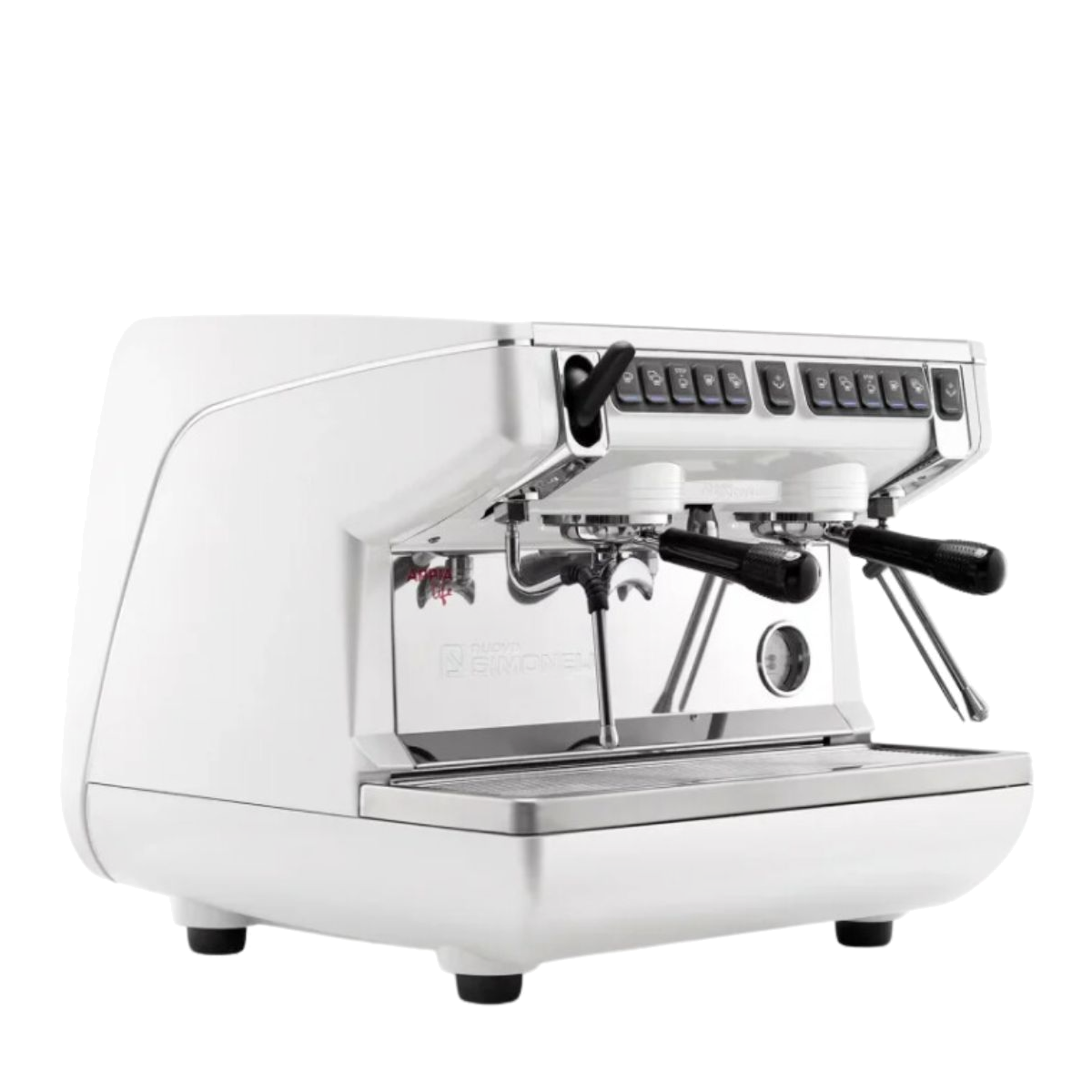 Коммерческая кофемашина для эспрессо с 2 головками, белая - Nuova Simonelli Appia Life 2G Compact