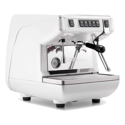 מכונת אספרסו מסחרית ראש אחד לבנה - Nuova Simonelli Appia Life 1G