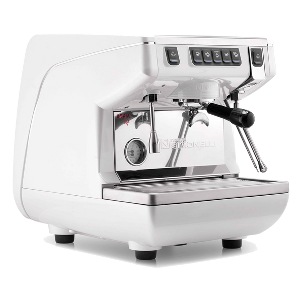 מכונת אספרסו מסחרית ראש אחד לבנה - Nuova Simonelli Appia Life 1G