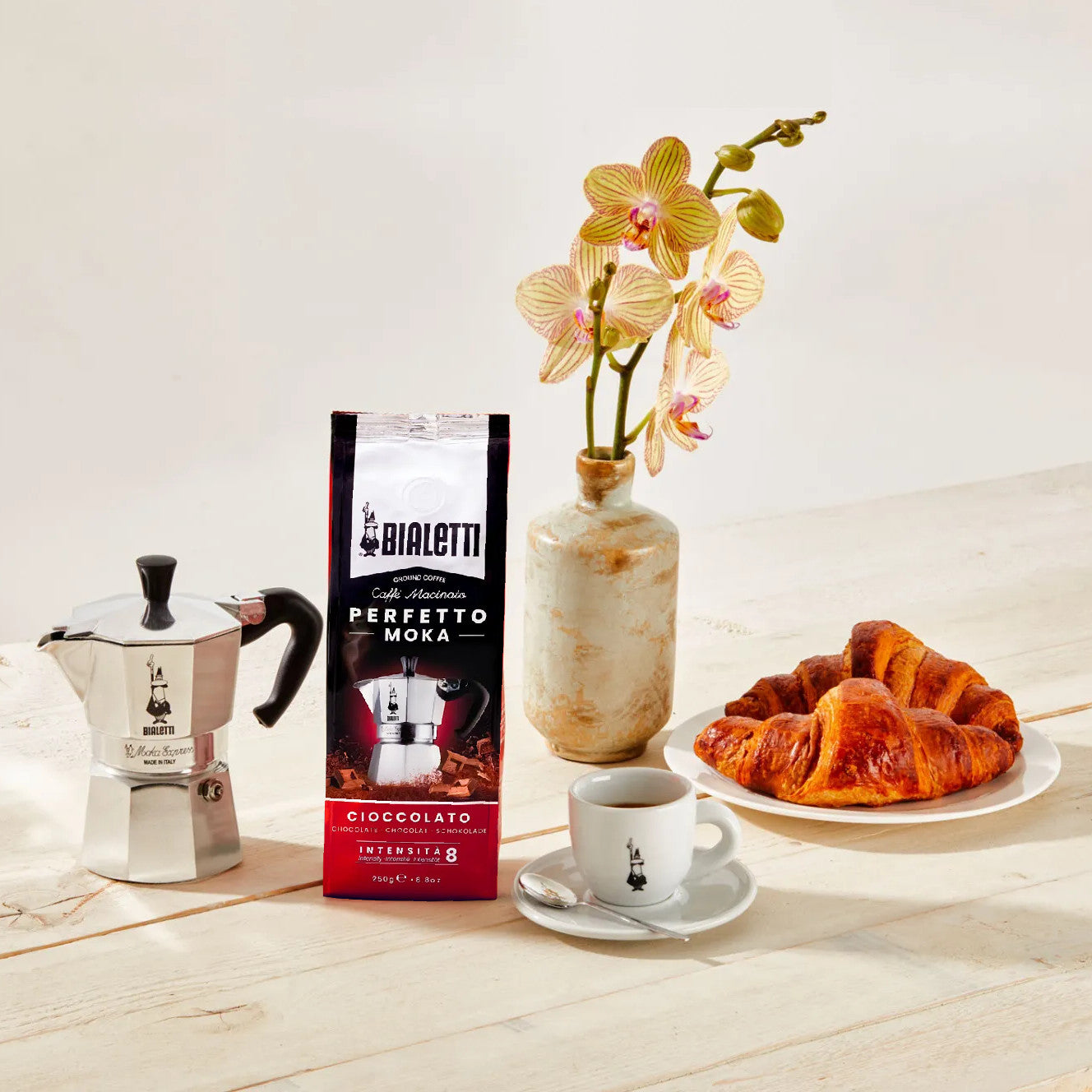 3 пакетика по 250 грамм Bialetti Perfetto Moka Cioccolato