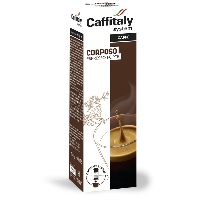 10 капсул Corposo, совместимых с Caffitaly CORPOSO CAFFÈ Capital.