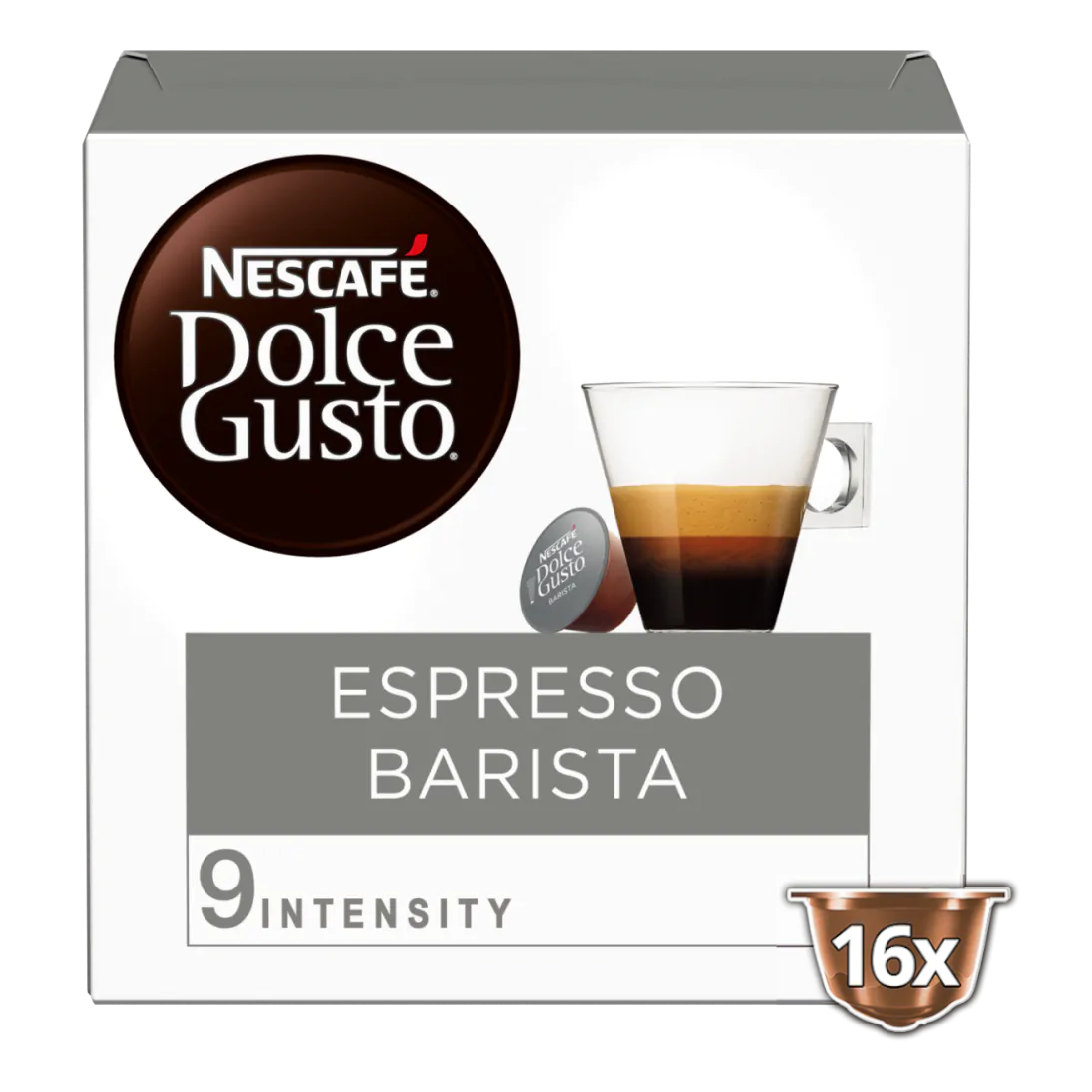 16 капсул Nescafe Dolce Gusto для эспрессо-бариста