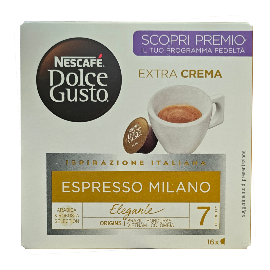 16 капсул Nescafe Dolce Gusto Espresso Milano