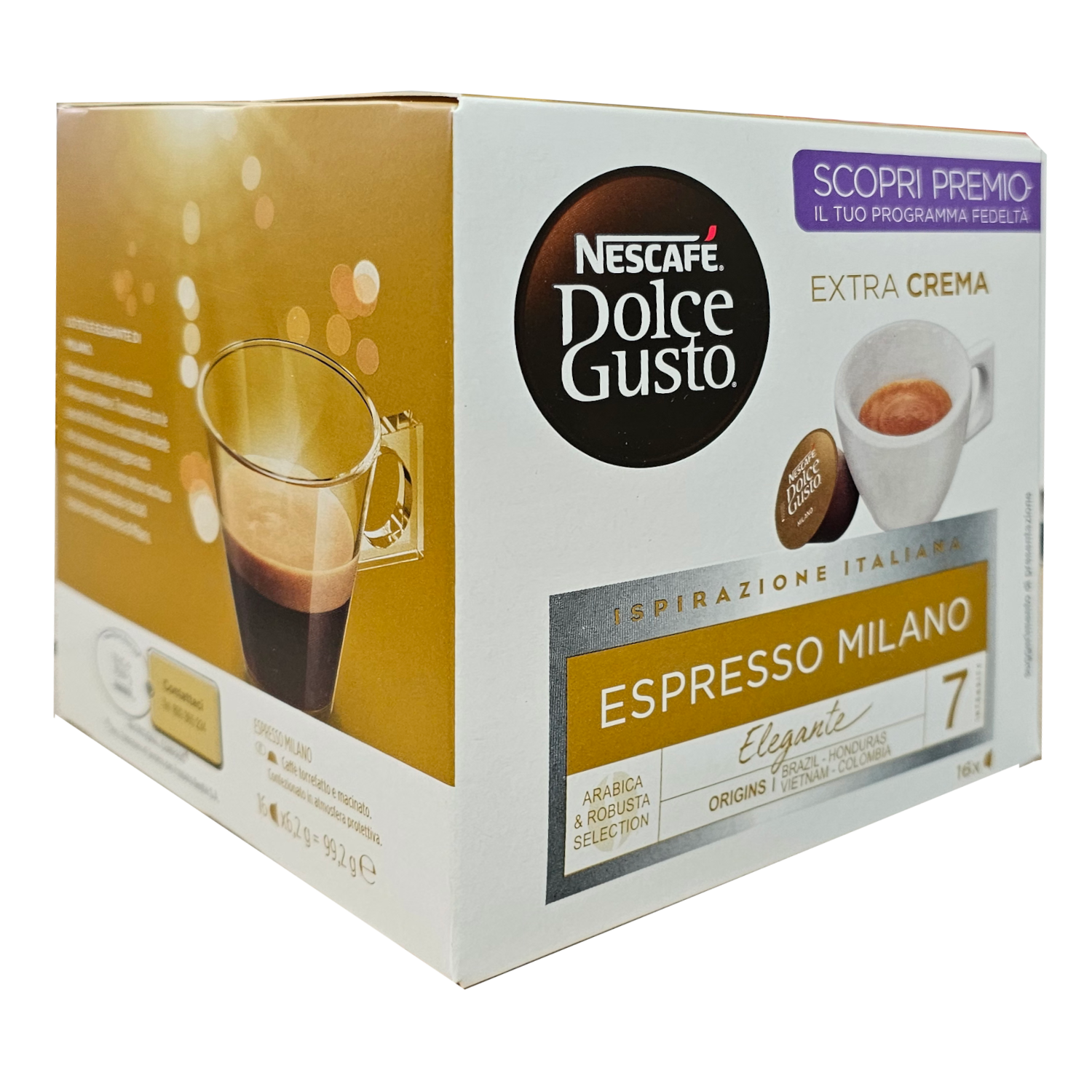 16 капсул Nescafe Dolce Gusto Espresso Milano