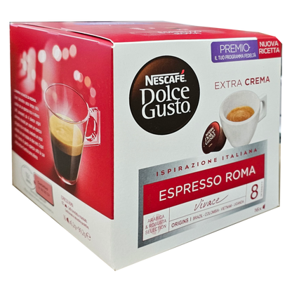 16 капсул эспрессо Nescafe Dolce Gusto Roma