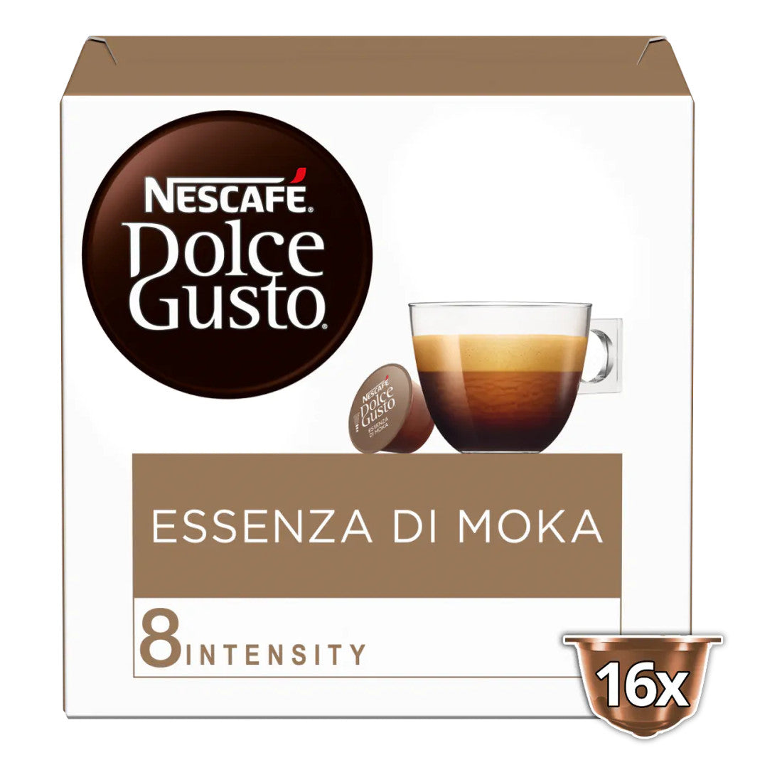 16 капсул Essenza Di Moka от Nescafe Dolce Gusto