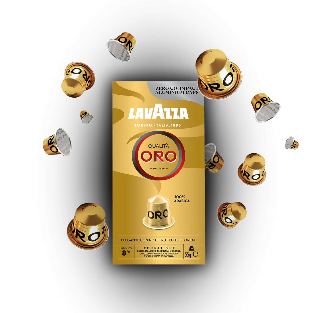 10 капсул Lavazza ORO, совместимых с Nespresso