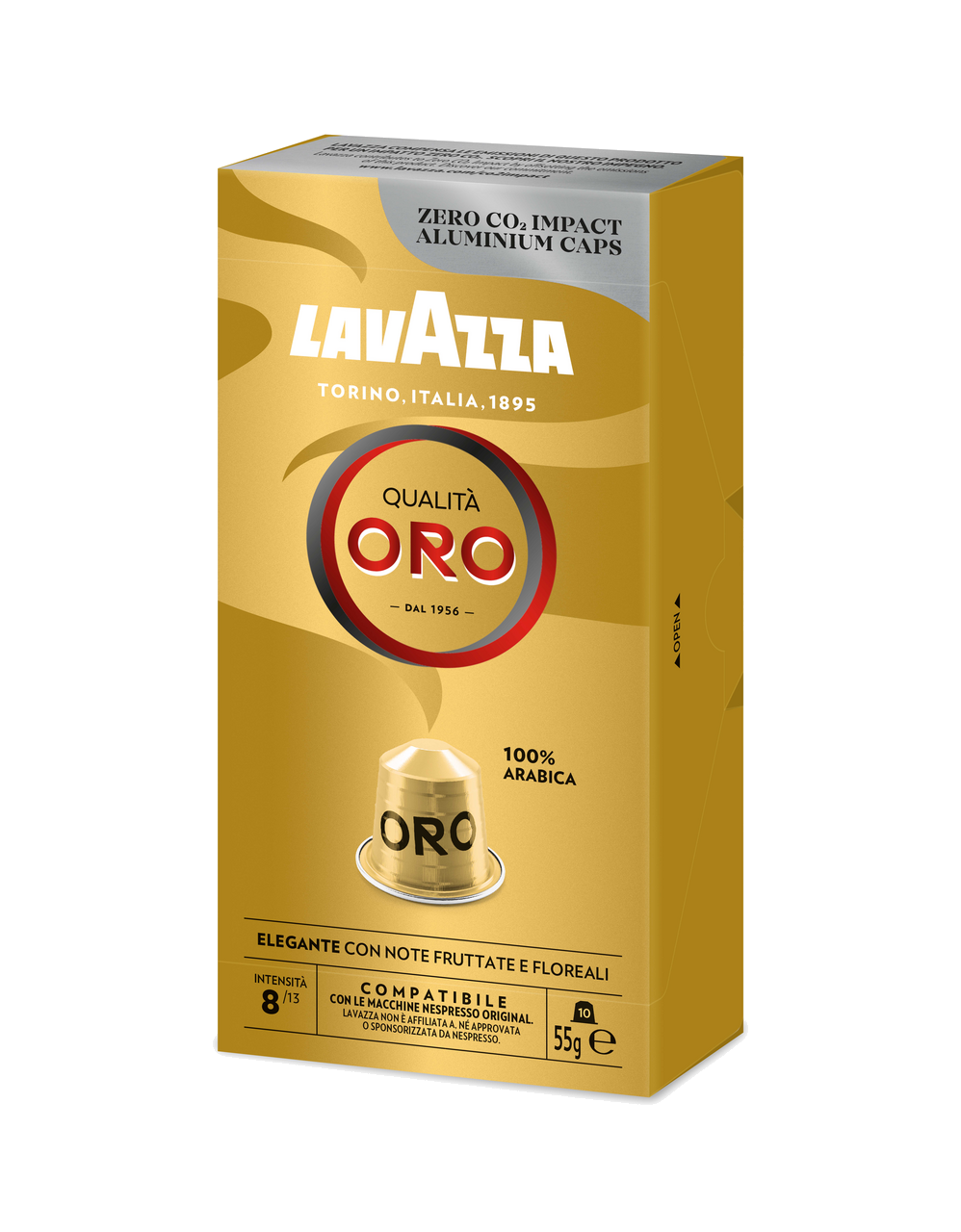 10 капсул Lavazza ORO, совместимых с Nespresso