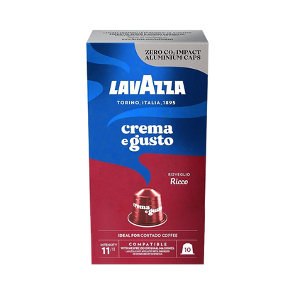 10 капсул Lavazza Crema e Gusto Ricco, совместимых с Nespresso