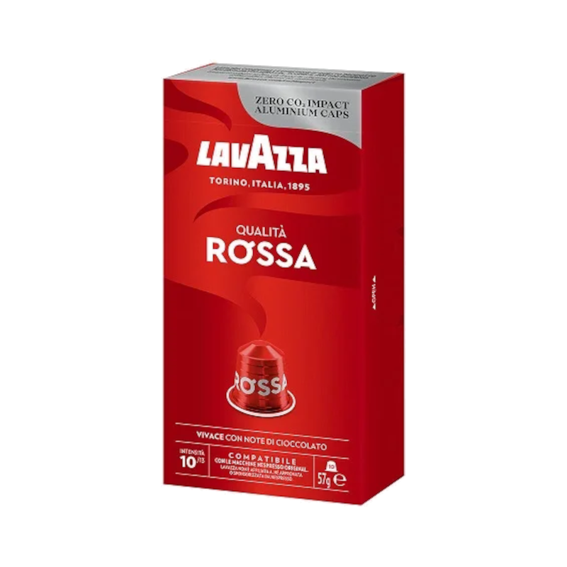 10 капсул Lavazza ROSSA, совместимых с Nespresso