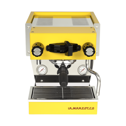 Желтая кофемашина для эспрессо La Marzocco Linea Micra Yellow