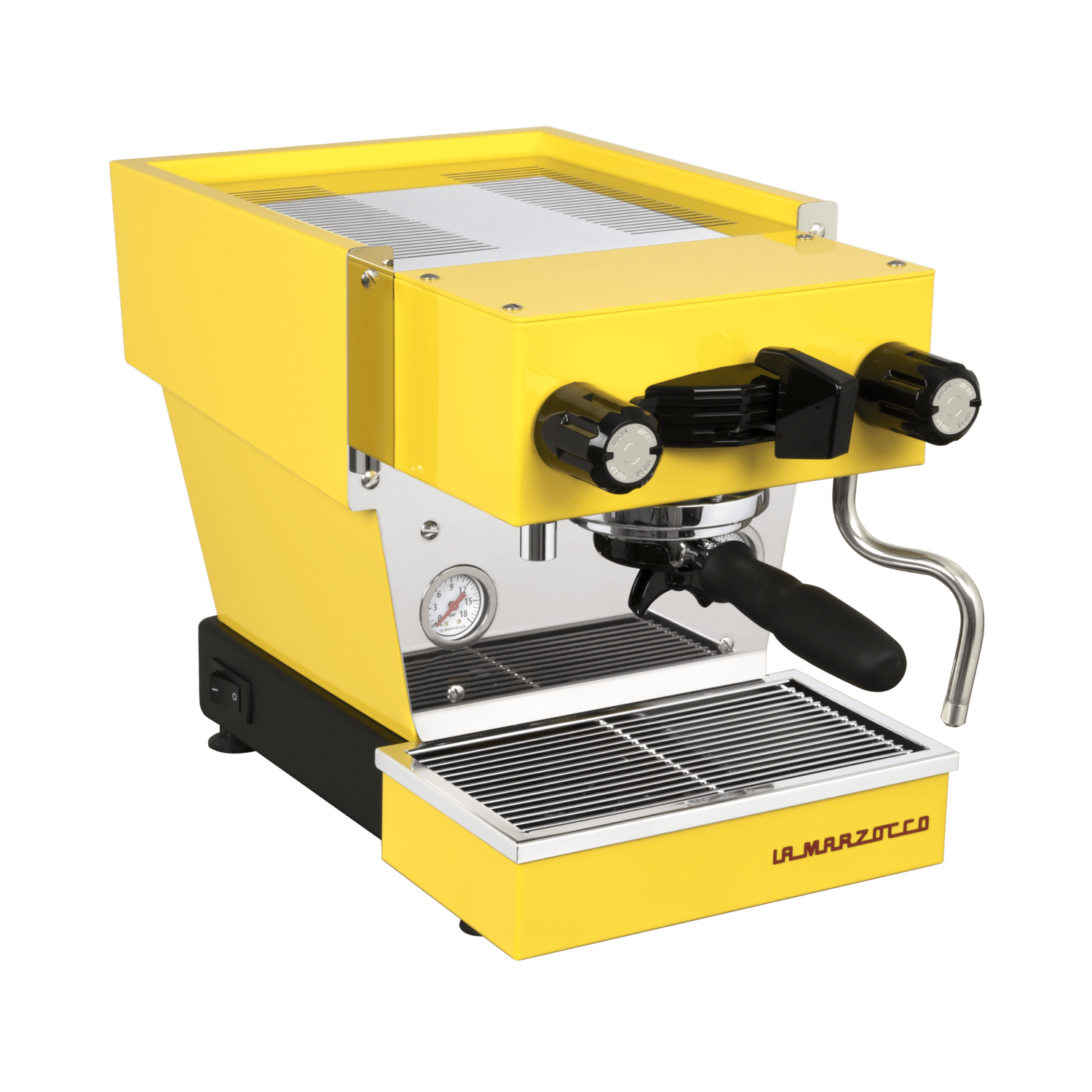 Желтая кофемашина для эспрессо La Marzocco Linea Micra Yellow