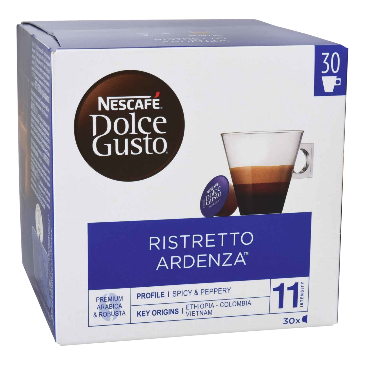 30 капсул Nescafe Dolce Gusto ristretto ardenza