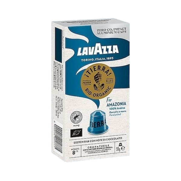 10 капсул Lavazza Tierra! Для Nespresso, совместимого с Amazonia