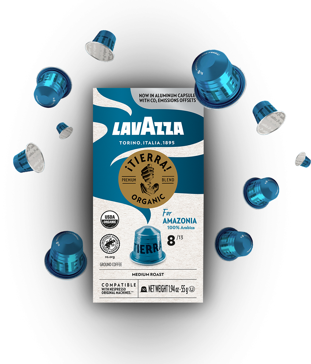 10 капсул Lavazza Tierra! Для Nespresso, совместимого с Amazonia