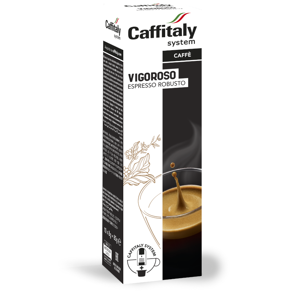 10 капсул Vigoroso, совместимых с Caffitaly CAFFÈ Capital.