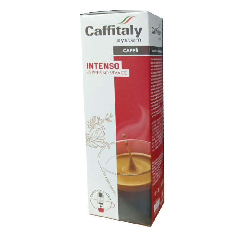 10 קפסולות אינטנסו תואם קפיטלי Caffitaly CAFFÈ