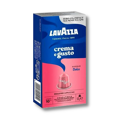 10 капсул Lavazza Crema e Gusto Dolce, совместимых с Nespresso