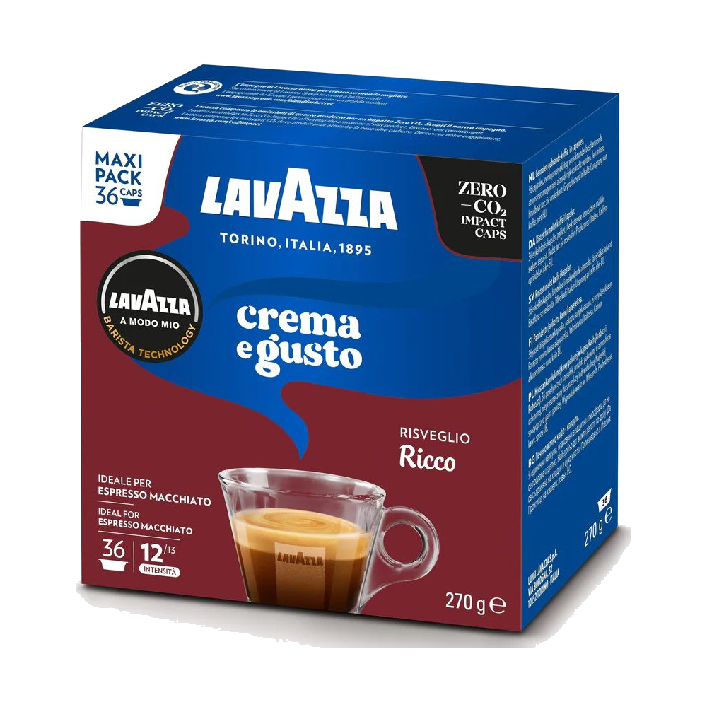 36 капсул Crema E Gusto Ricco Lavazza Amodo-Mio оригинал