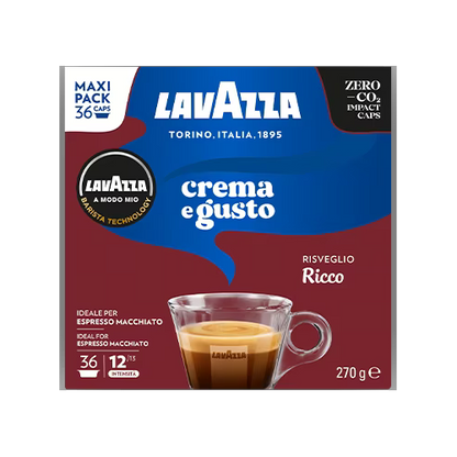 36 капсул Crema E Gusto Ricco Lavazza Amodo-Mio оригинал