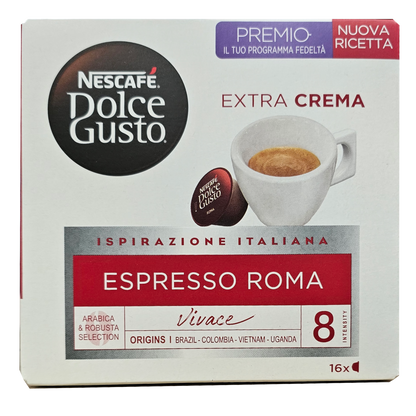 16 капсул эспрессо Nescafe Dolce Gusto Roma