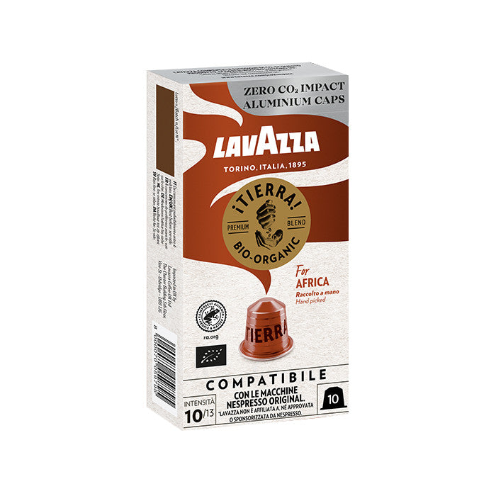 10 капсул Lavazza Tierra for Africa, совместимых с Nespresso