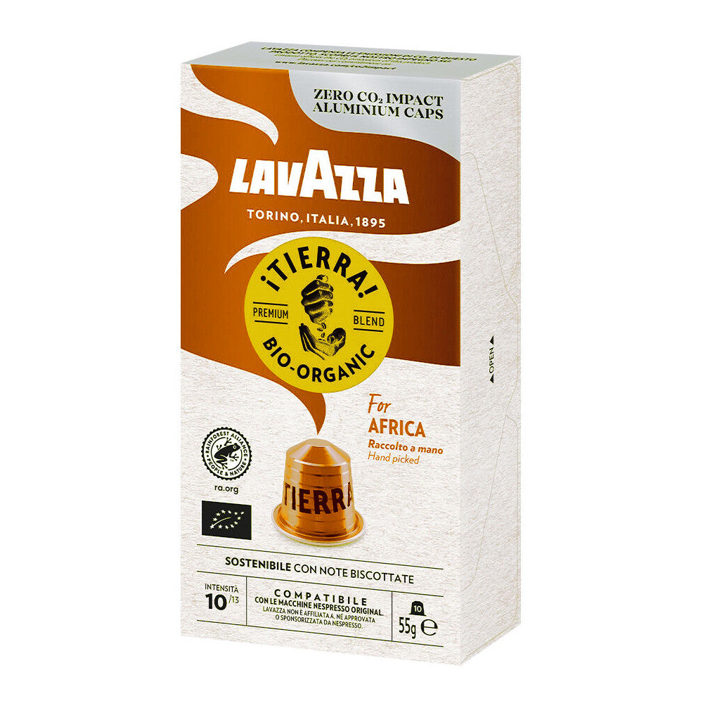 10 капсул Lavazza Tierra for Africa, совместимых с Nespresso