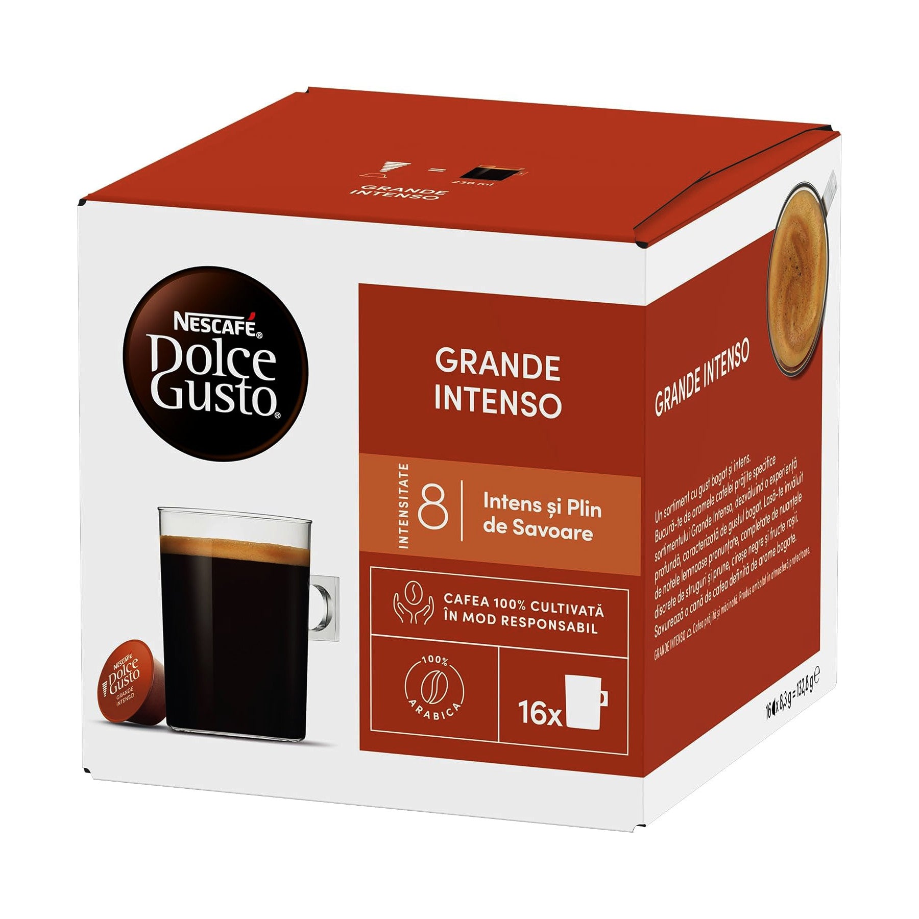 16 קפסולות Grande Intenso של Nescafe דולצ&