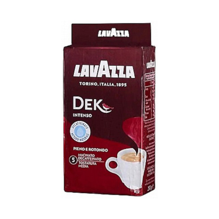 250 грамм молотого кофе без кофеина Lavazza DEK INTENSO