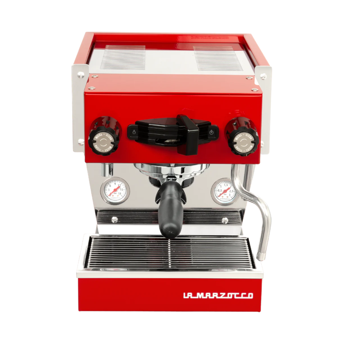 Красная кофемашина La Marzocco Linea Micra 