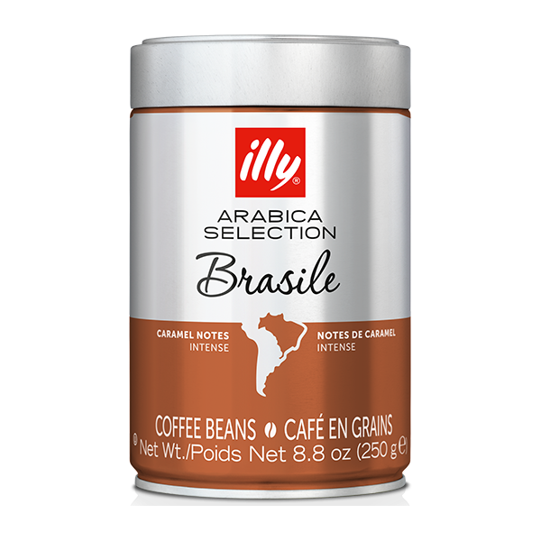 250 грамм кофейных зерен в банке ILLY Brasile