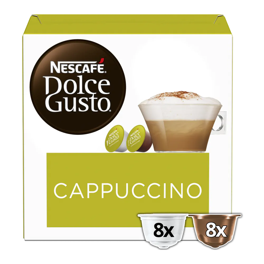 16 капсул капучино Nescafe Dolce Gusto