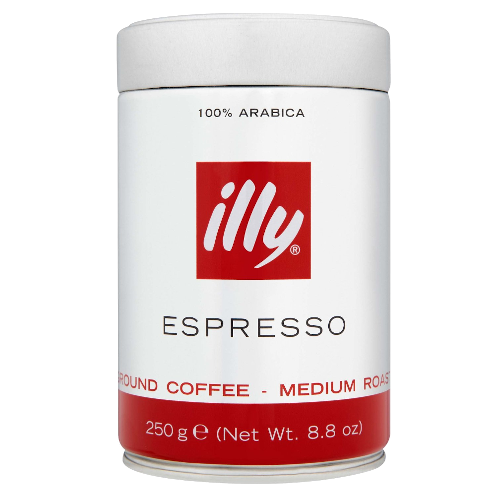 250 грамм молотого кофе Illy в банке ILLY