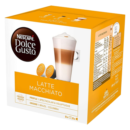 16 капсул Nescafe Dolce Gusto латте макиато