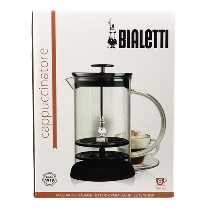 Стеклянный вспениватель молока Bialetti.