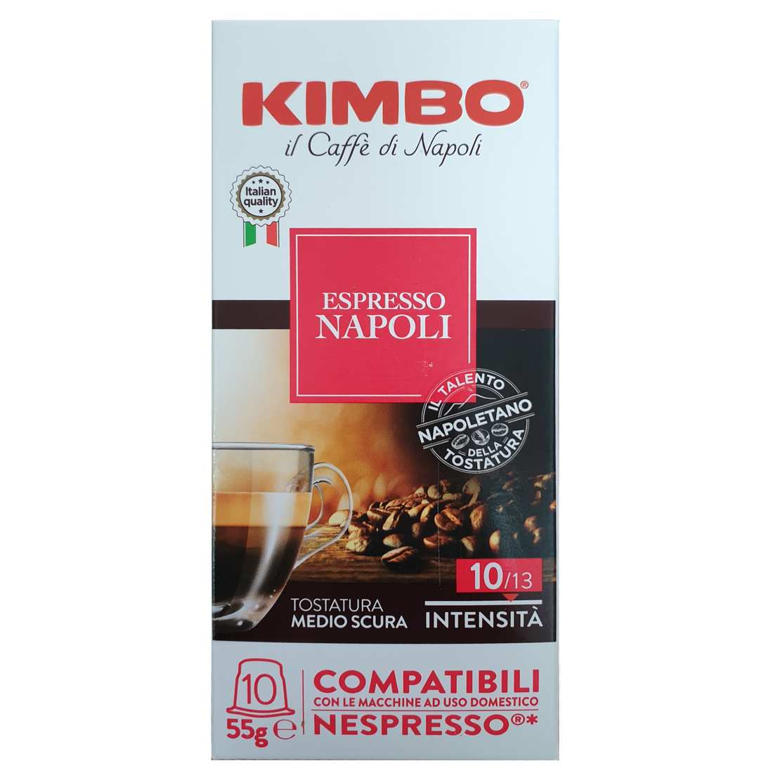 10 капсул Kimbo Napoli, совместимых с Nespresso