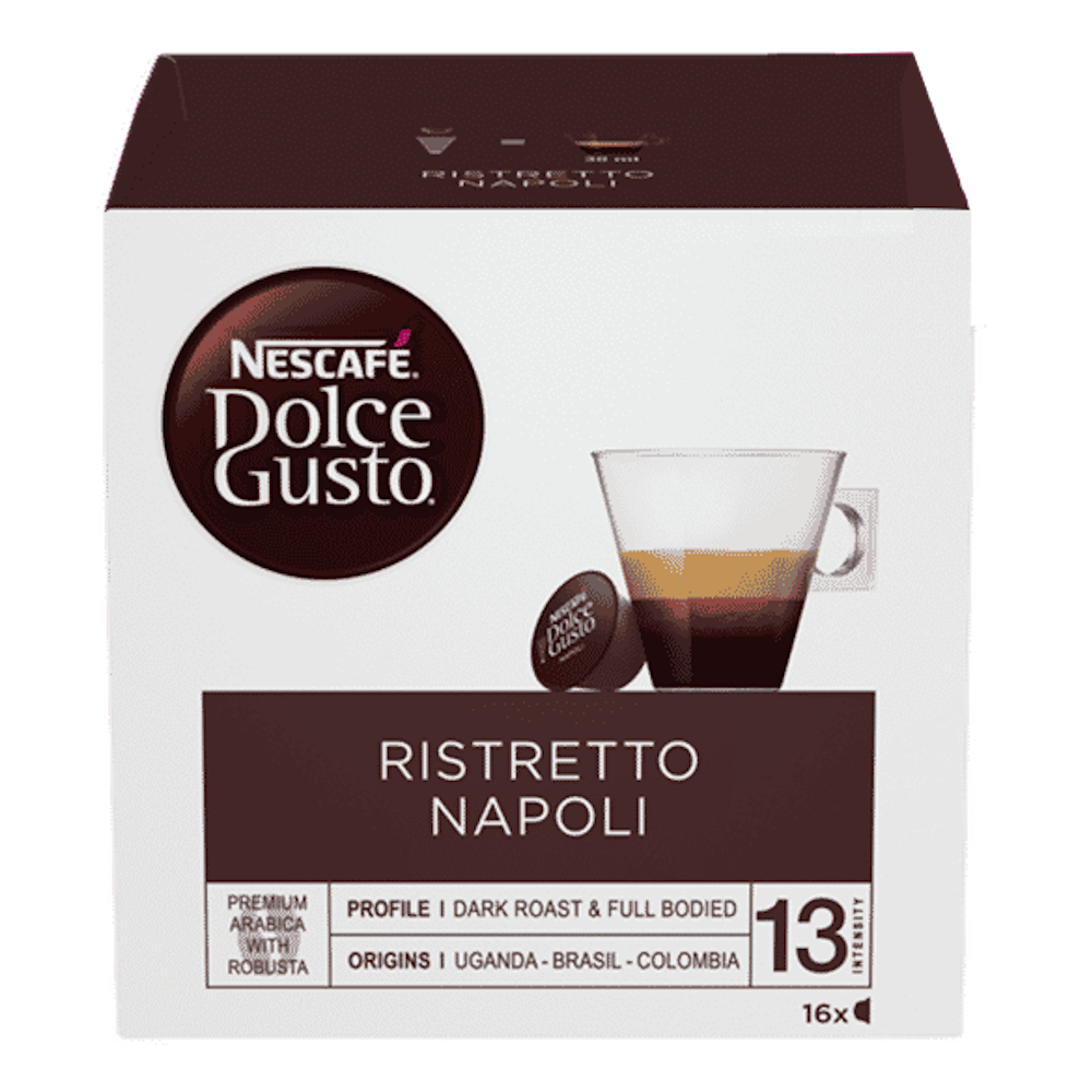 16 капсул Nescafe Dolce Gusto Ristrato Napoli