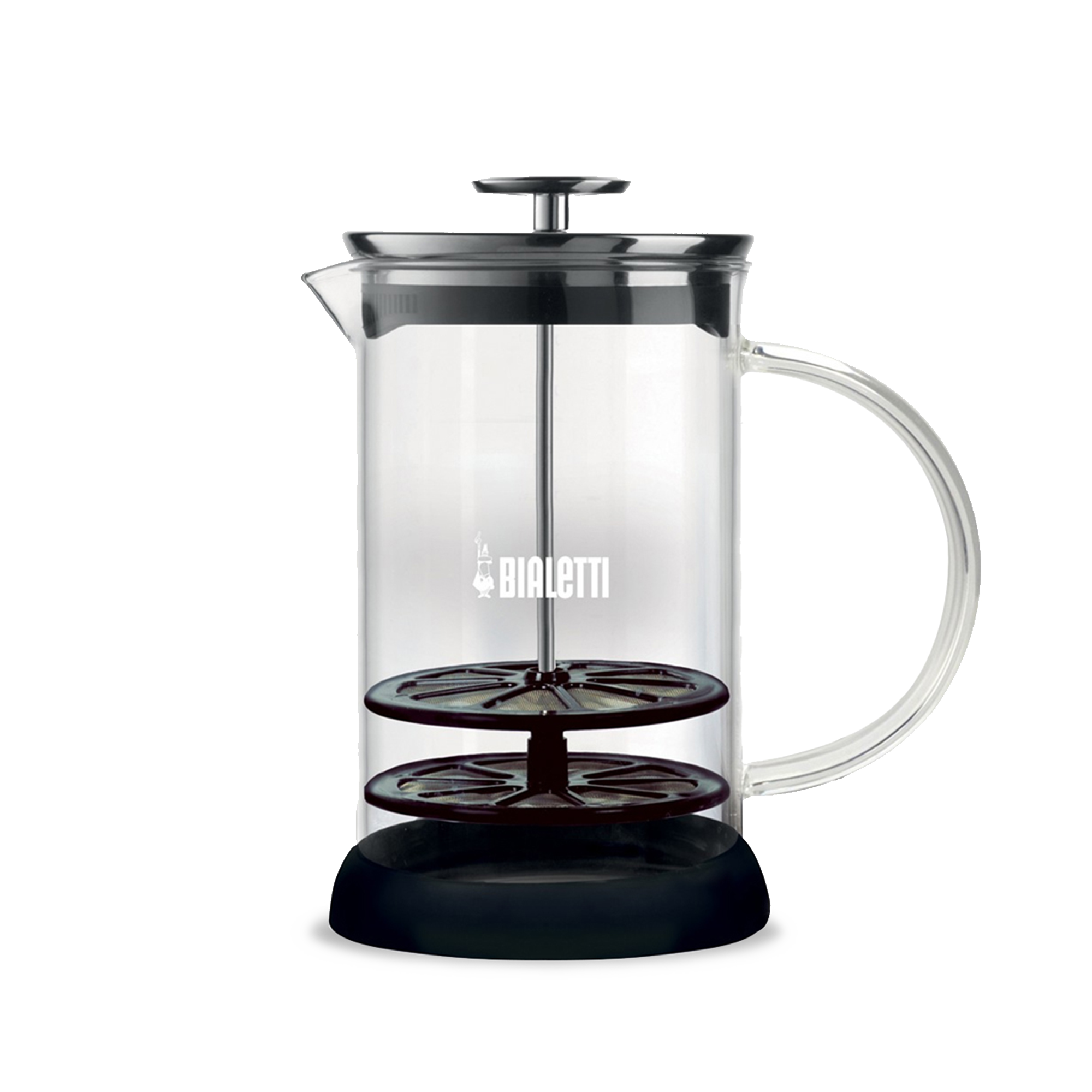 Стеклянный вспениватель молока Bialetti.