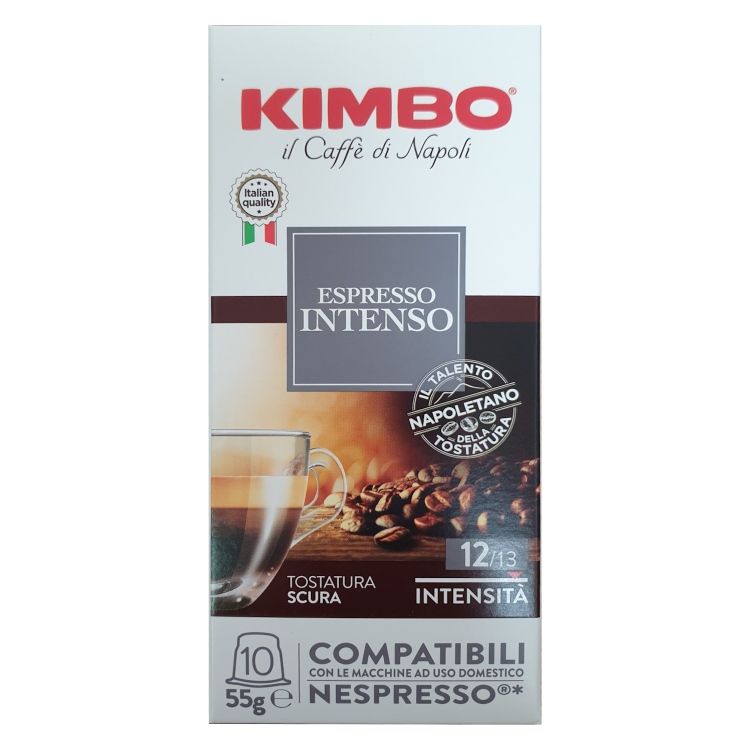 10 капсул Kimbo Intenso, совместимых с Nespresso