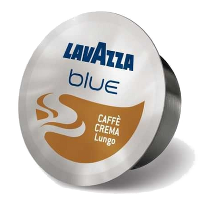 100 קפסולות קרמה לונגו 100% ערביקה Lavazza Blue